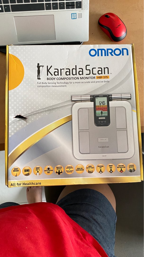 Omron Body Composition Scan, Health & Nutrition, Health Monitors