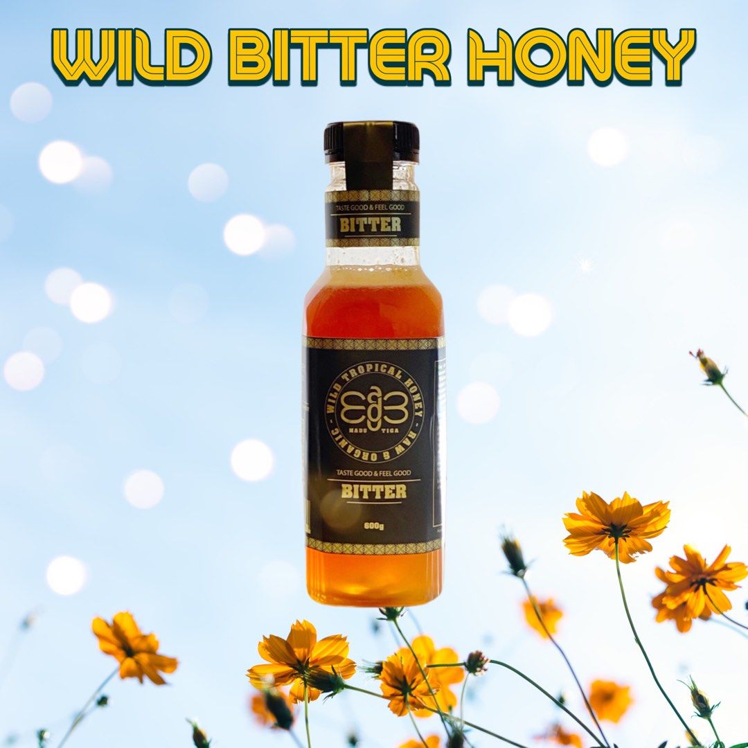 Organic Wild Bitter Honey 100 Raw & Unfiltered, Health & Nutrition, Health Supplements