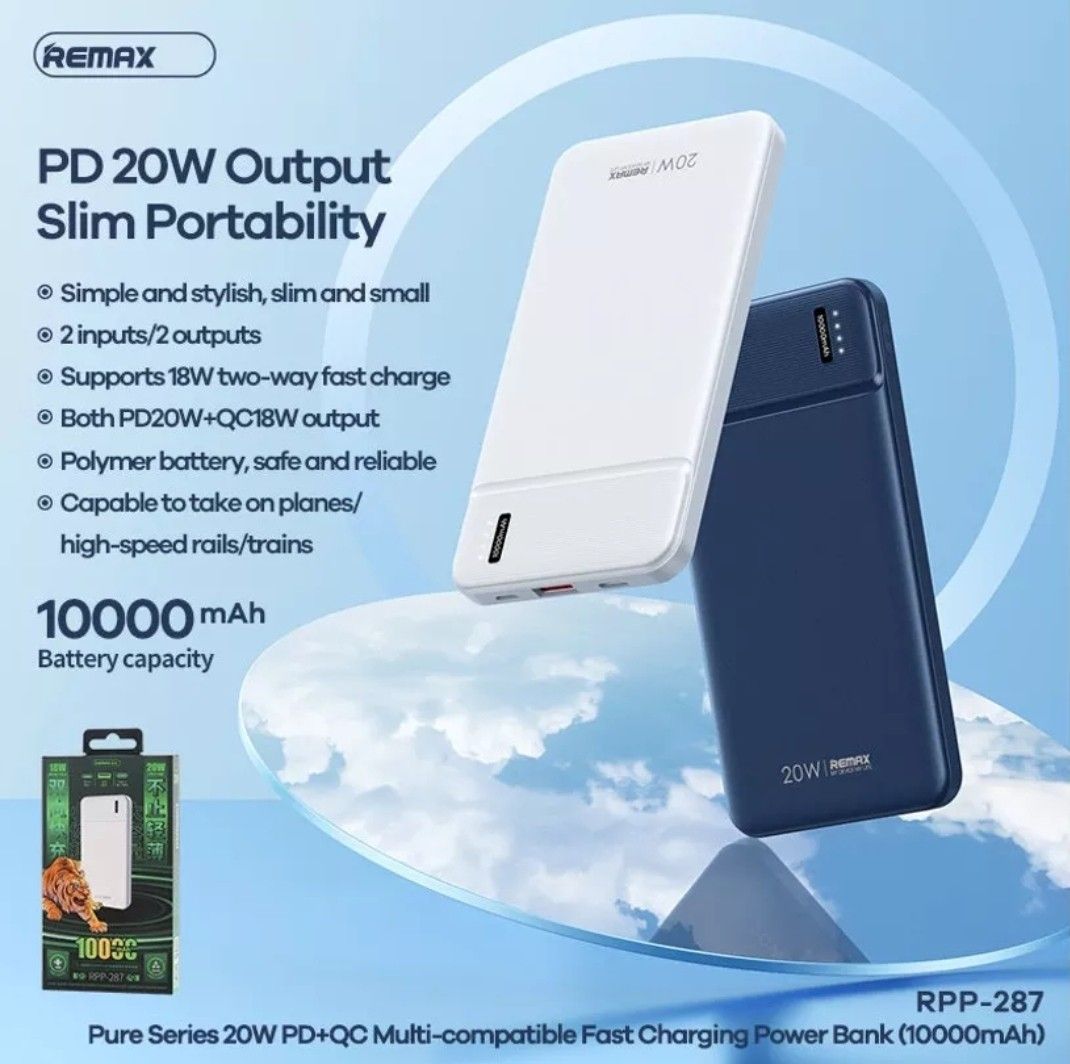 Original REMAX Quick Charge Power Delivery Powerbank Fast Charge Power ...