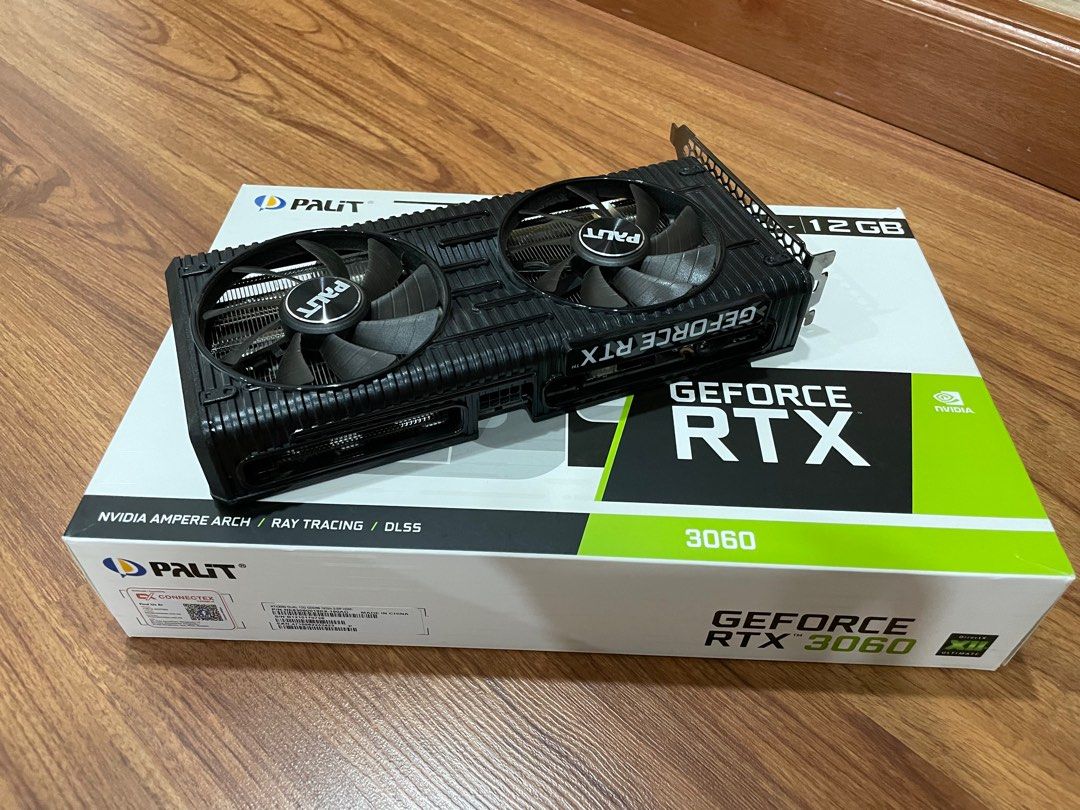 PALIT GeForce RTX 3060 Dual 12GB, Computers & Tech, Parts & Accessories ...