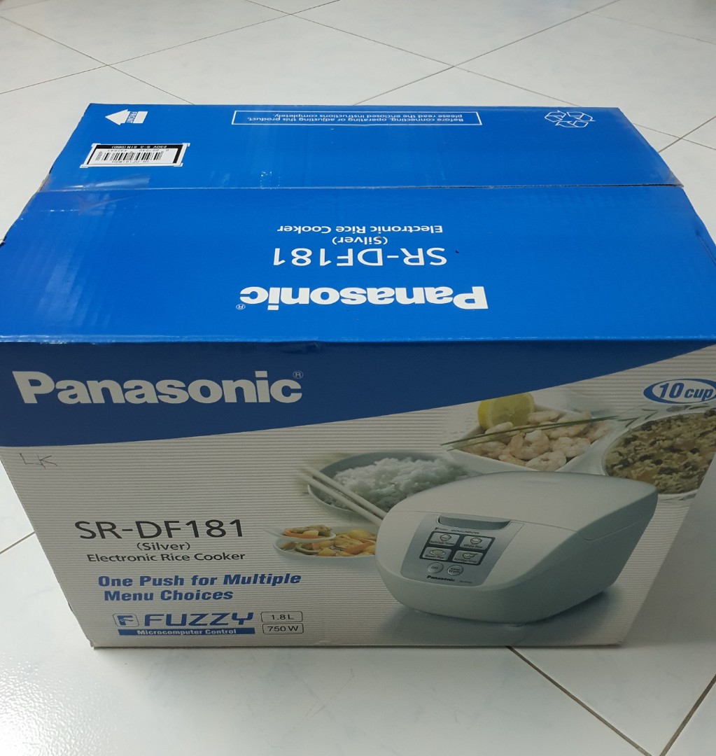 Panasonic SR-DF181 Micom Rice Cooker 1.8L, Furniture & Home Living ...