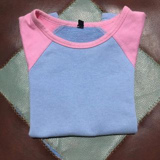 pastel raglan top | semi croptop
