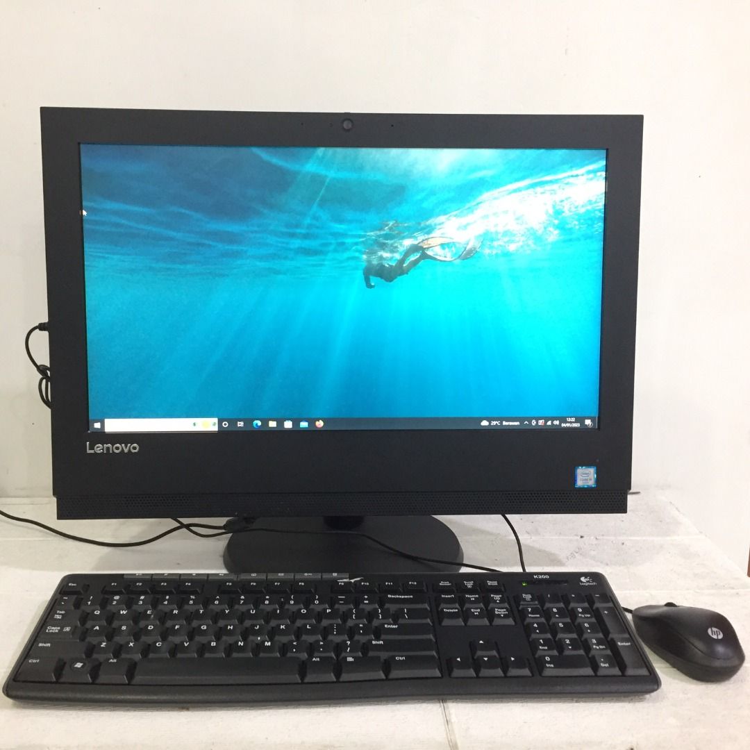 PC AiO Lenovo Thinkcentre V310Z COre i5 gen 6 RAM 8GB SSD 128GB Layar