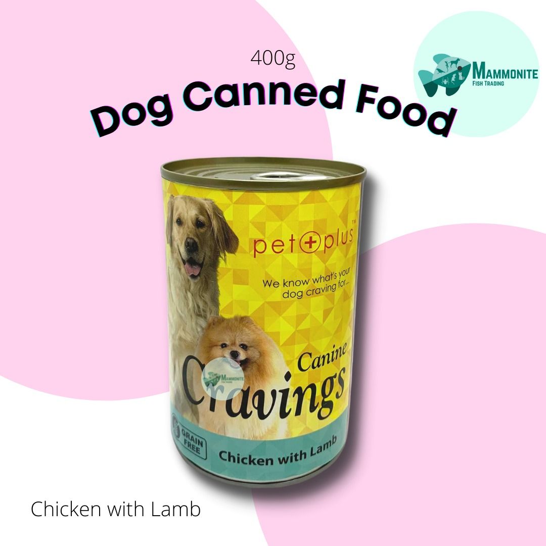 Pet Dog Puppy Canned Food Canine Cravings Beef Chicken Lamb 400g, Pet