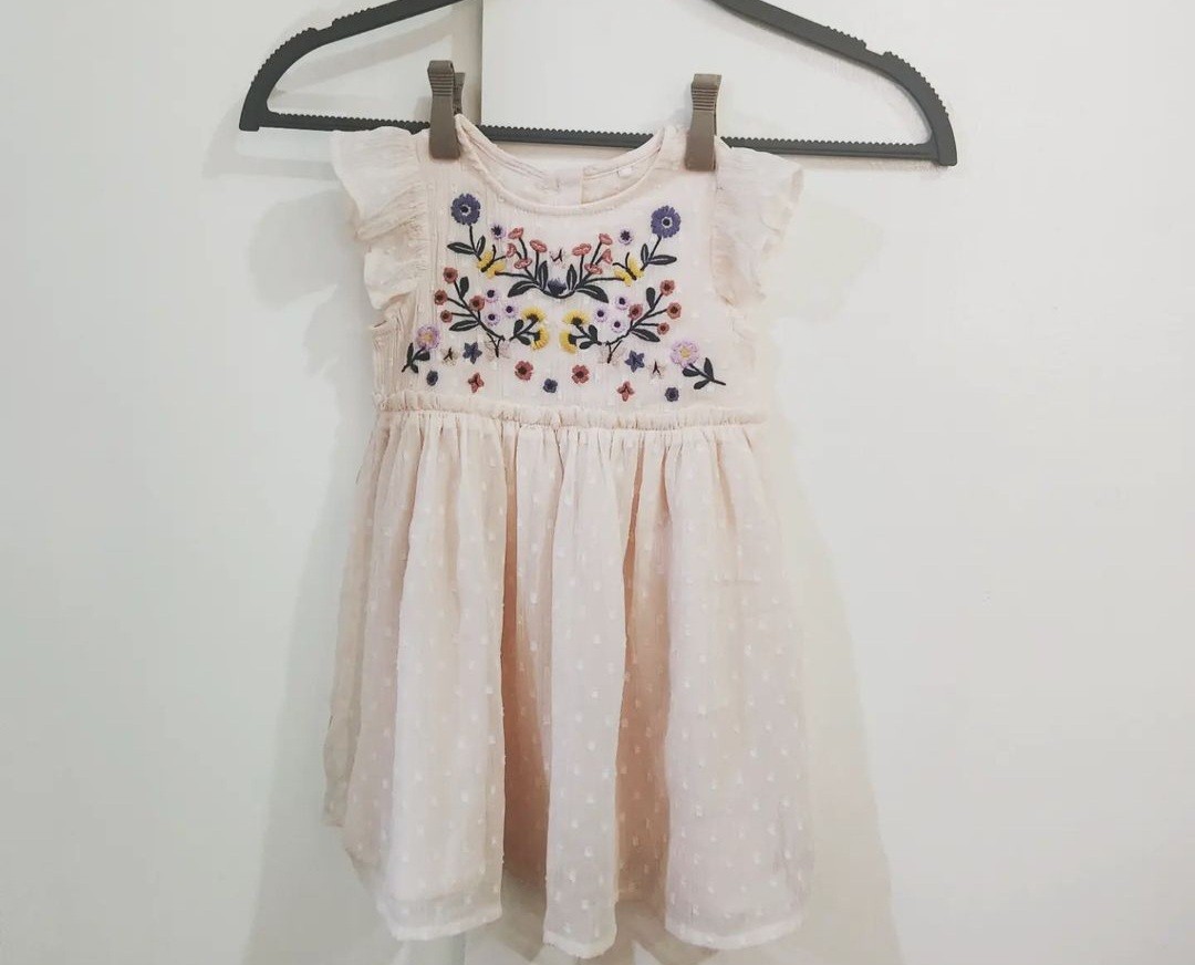 Mark & Spencers Pink dress, Babies & Kids, Babies & Kids Fashion on ...