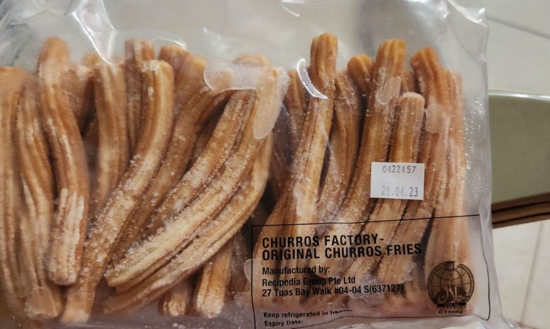 Frozen Churros (50 pcs each packet), Food & Drinks, Chilled & Frozen Food on Carousell