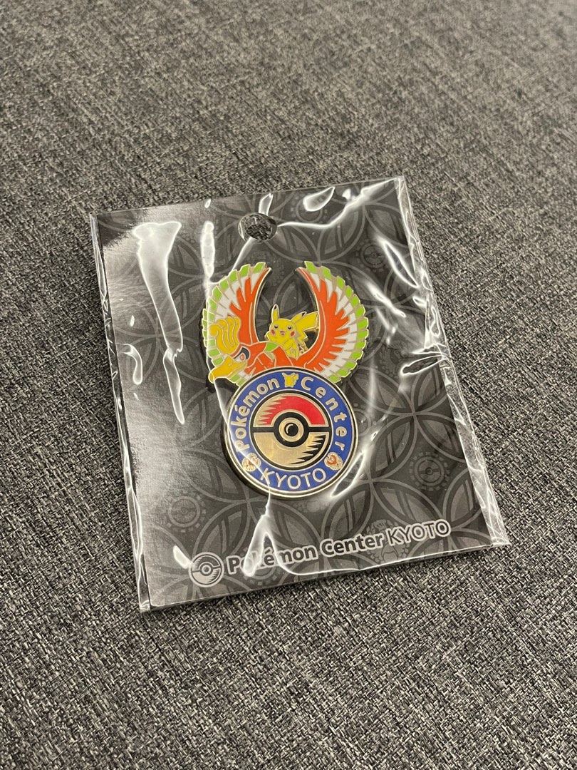 Pikachu & Houou Logo Pins Pocket Monsters Pokémon Center Kyoto Limited, Goods / Accessories