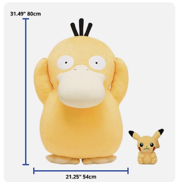 psyduck giant plush
