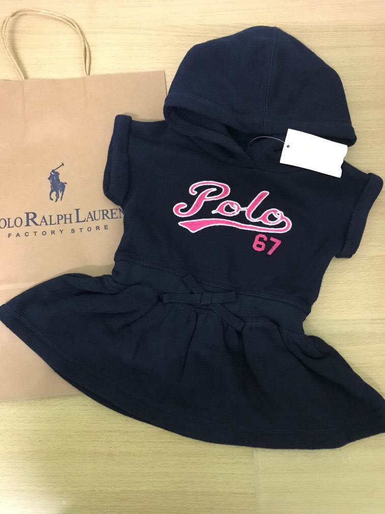 Polo Ralph Lauren Baby Logo Hoodies Dress Babies Kids Babies