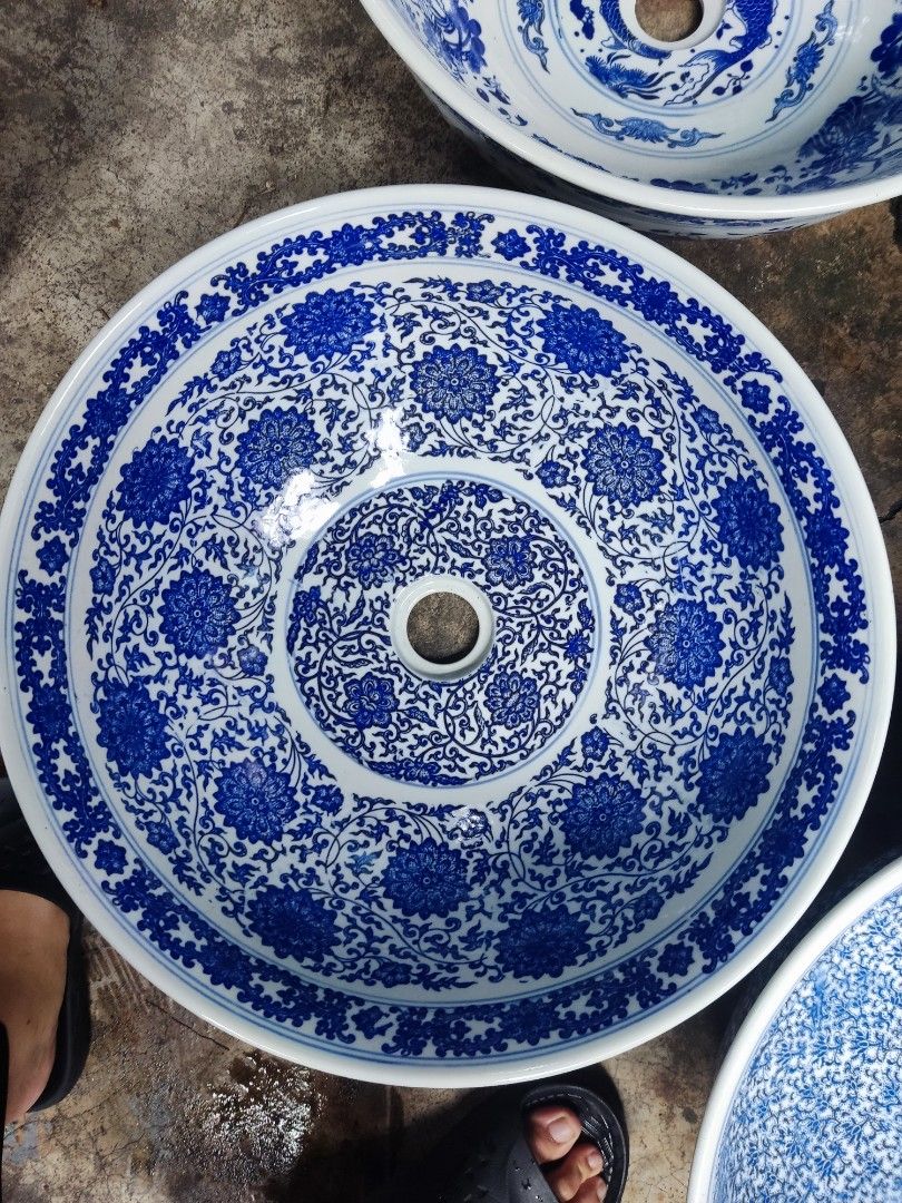 Porcelain sink bowl, Furniture & Home Living, Bathroom & Kitchen