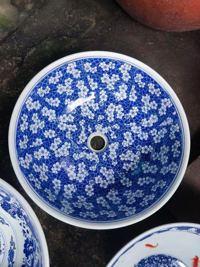 Porcelain sink bowl, Furniture & Home Living, Bathroom & Kitchen