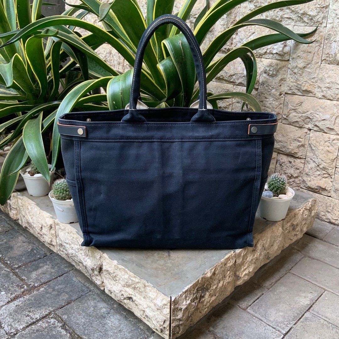 porter yoshida & co porter girl naked tote bag large black