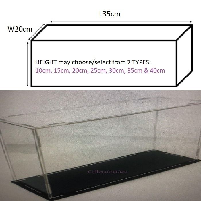 PREORDER Assemblytype of Display Case or Display Perspex/Plastic Box