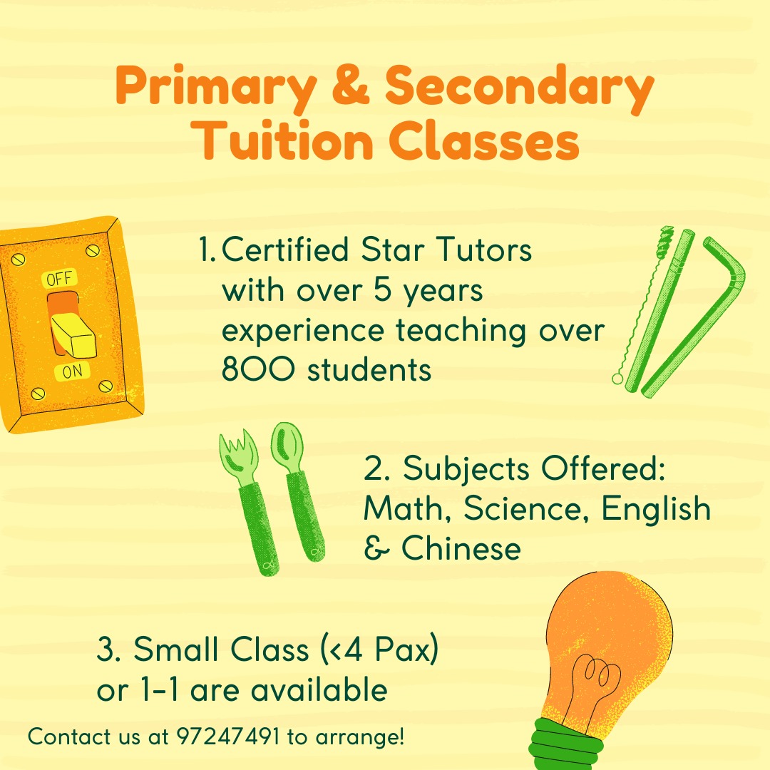 Primary \u0026 Secondary Tuition, Learning \u0026 Enrichment, Enrichment \u0026 Tuition on Carousell
