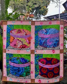 Quilt wall hanging Kaffe Fasset