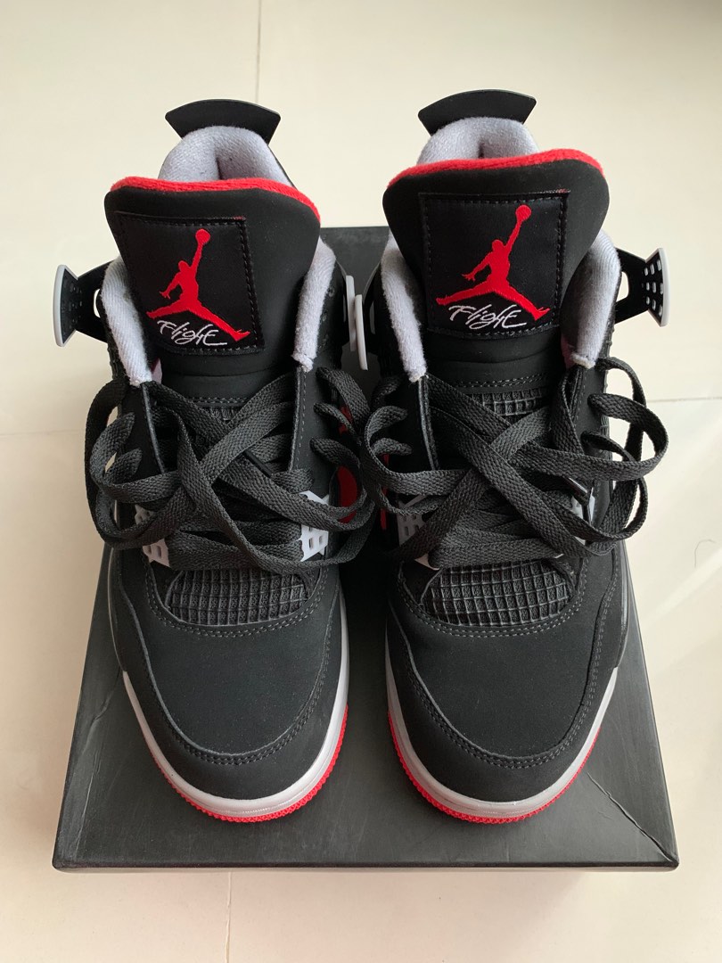 jordan 4 black fire red