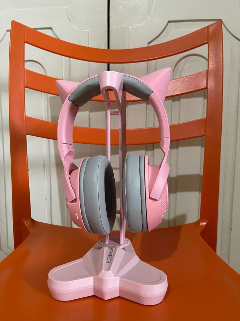 Razer Pink Cat Ears Headphones (Category: Headphones & Headsets) located in Dagupan City. Submitted by kpsells (Listing ID 1207589313, Image 2). Description: Just like new..