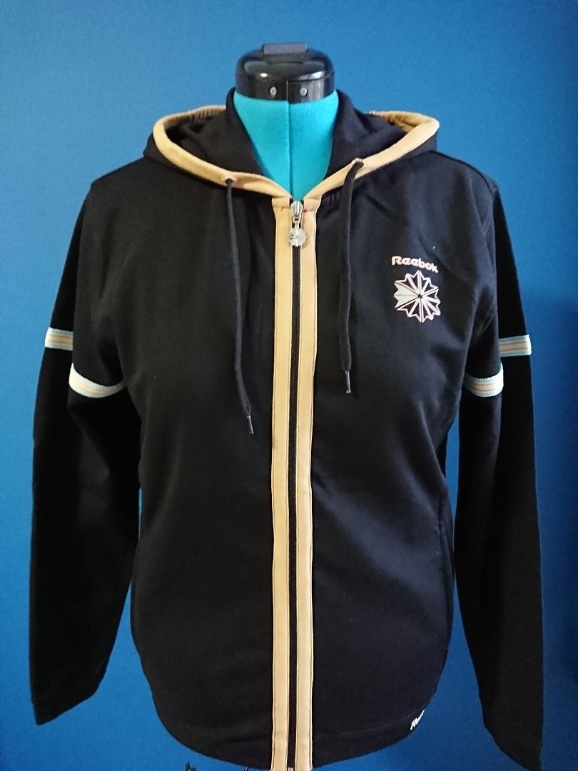 Reebok Black Training Jacket with Hoodie Argentina Men s