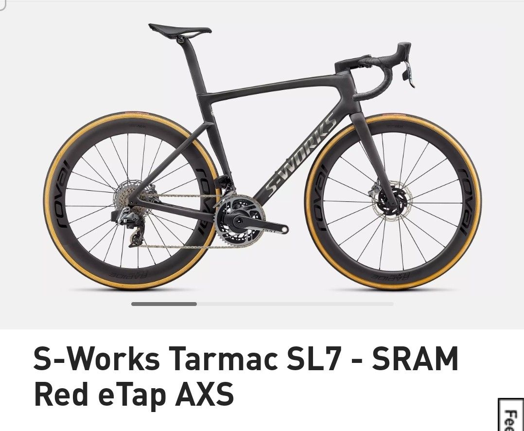 Specialized S-Works Tarmac SL7 (Category: Bicycles) located in Singapore. Submitted by bikesuite (Listing ID 1204247758, Image 2). Description: size 52.