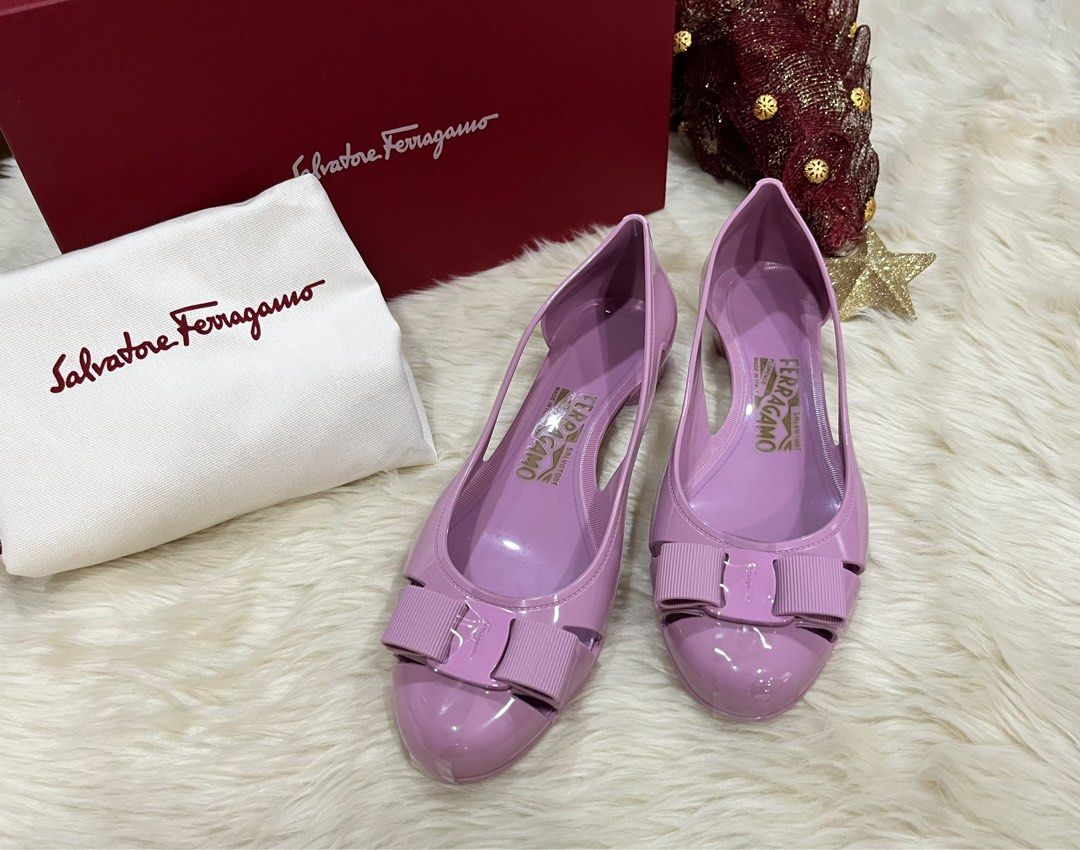 Salvatore Ferragamo Vara Jelly Shoes Luxury Sneakers Footwear