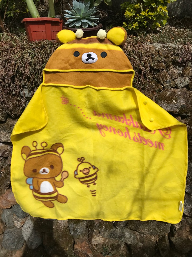 SANX RILAKKUMA CLOAK BLANKET, Furniture & Home Living, Bedding