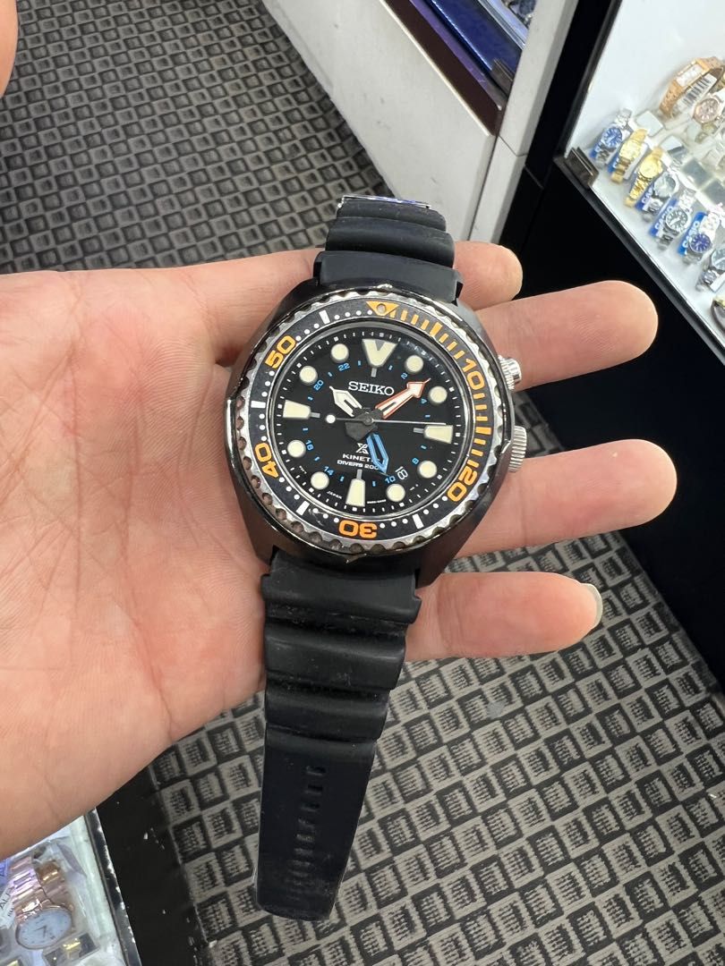 SEIKO PROSPEX GMT KINETIC DIVERS 200M SAPPHIRE CRYSTAL, Men's Fashion,  Watches & Accessories, Watches on Carousell