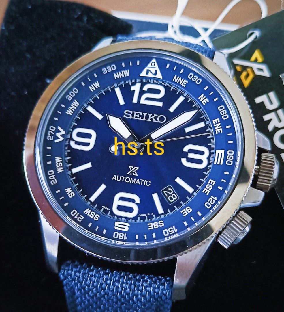 Seiko Prospex Luminor Blue Automatic Compass Sports Watch SRPC31K1, Men's  Fashion, Watches & Accessories, Watches on Carousell