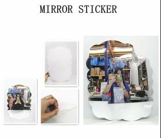 Self-adhesive Frameless Wall Mirror, Wave Shape Mirror for Bathroom, vanity and Bedroom Mirror
Wave Mirror Size: 60x40cm