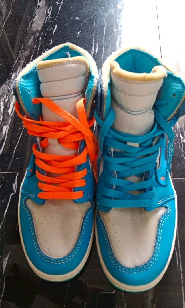 SNEAKERS AIR JORDAN RETRO HIGH 'OFF-WHITE', Fesyen Pria, Sepatu