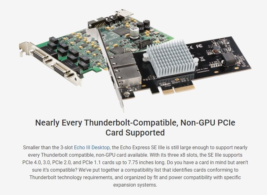 Sonnet Technologies Echo Express SE III Thunderbolt 3 Edition (3-slot ...