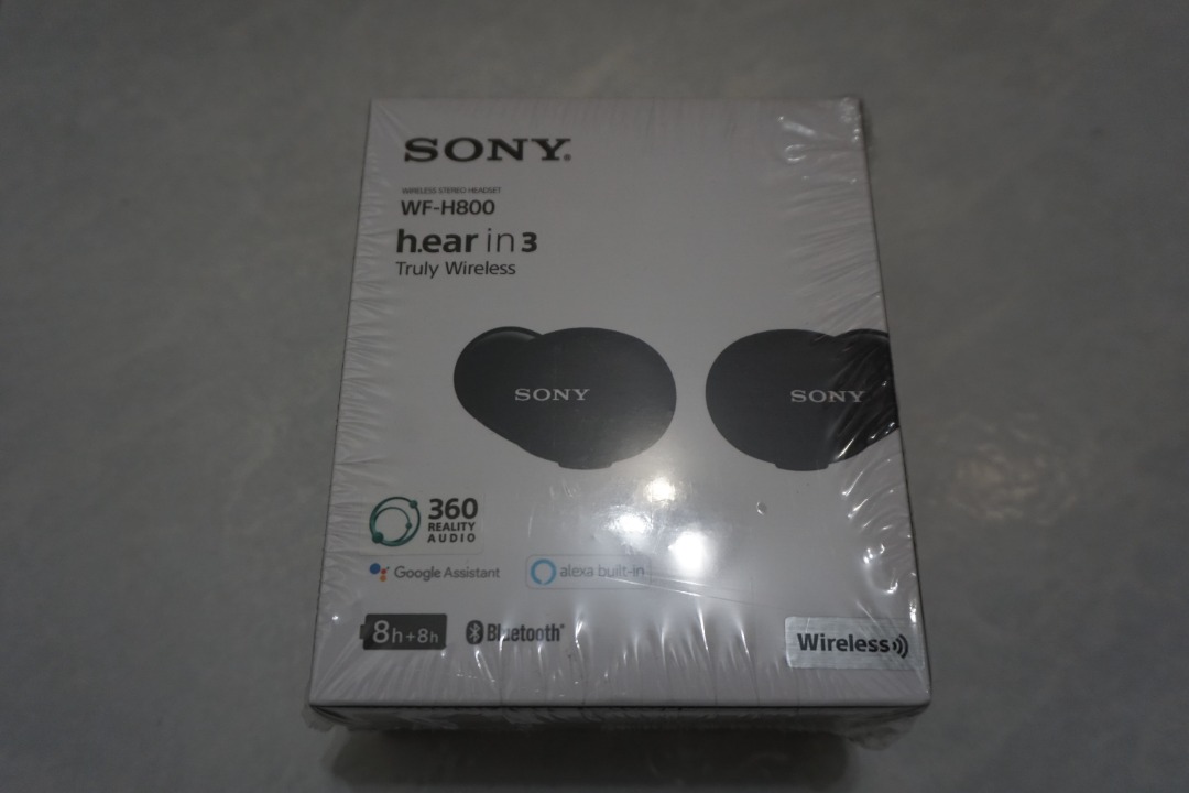 SONY-WF-H800 真無線藍芽耳機黑色全新未拆封, 耳機及錄音音訊設備