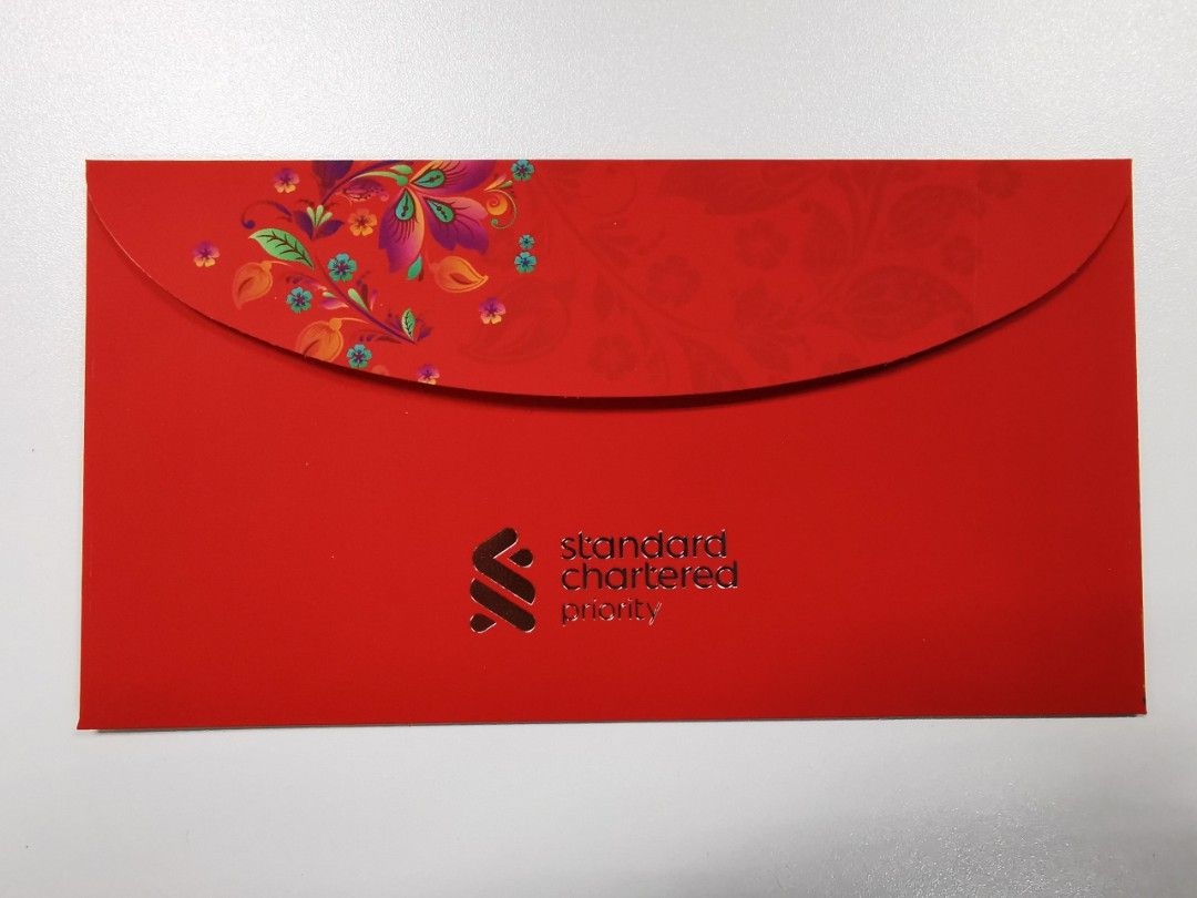 (Restock) Standard Chartered Bank Priority Banking Red Packet, Hobbies