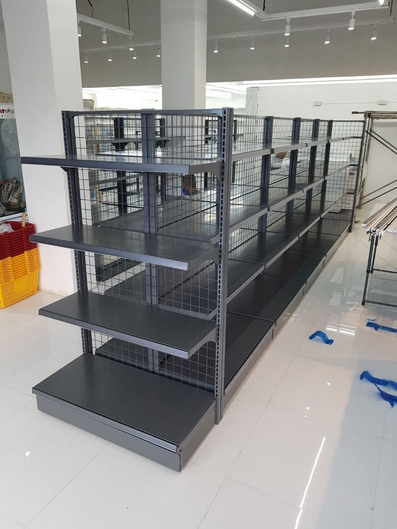 steel shelves racks standee metal, Furniture & Home Living, Furniture ...