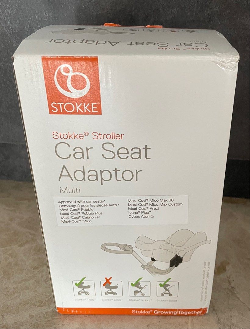 Stokke xplory car top seat adaptor for graco