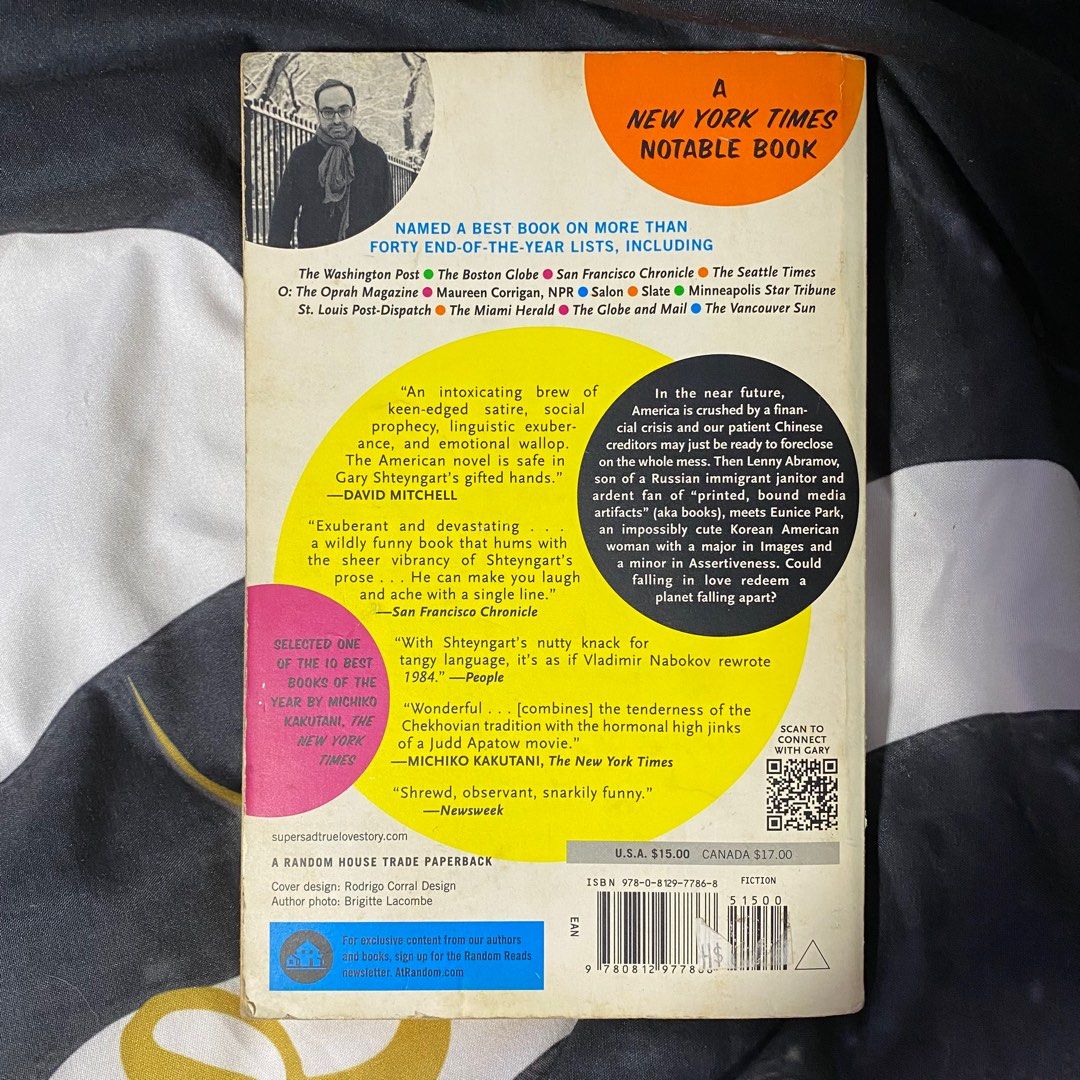 Super sad true love story by gary shteyngart hobbies toys books