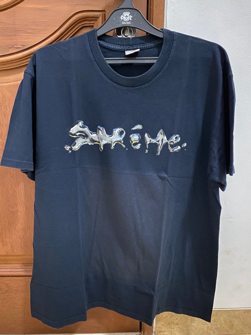 Supreme liquid tee sales navy