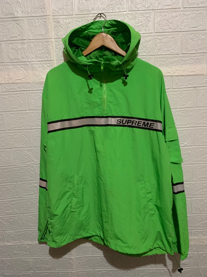 Supreme reflective taping hooded pullover sales