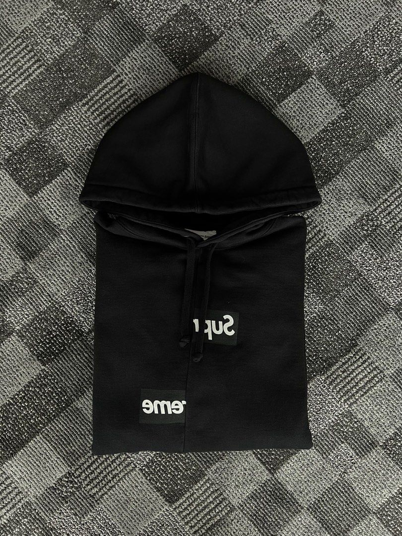 Supreme cdg hotsell split hoodie