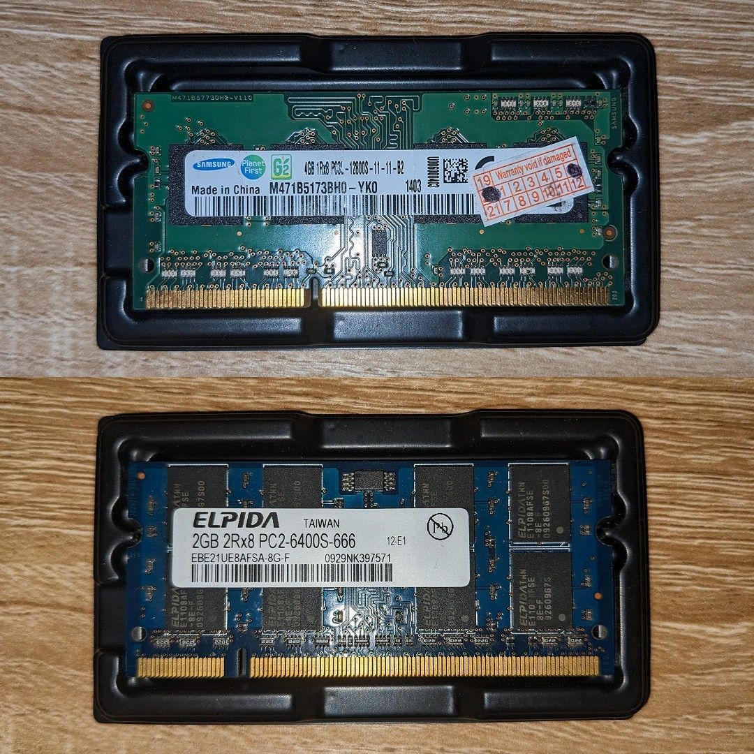 TAKE ALL Laptop RAM 4GB DDR3L 2GB DDR2 Computers Tech Parts take-all-laptop-ram-4gb-ddr3l-2gb-ddr2-computers-tech-parts
