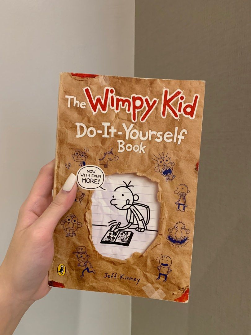 THE WIMPY KID AUTHENTIC DIY BOOK, Buku & Alat Tulis, Buku di Carousell