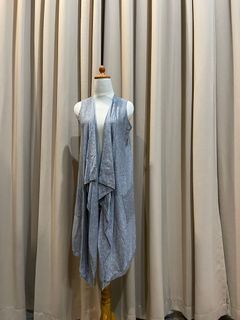 Topshop Knit Grey Vest
