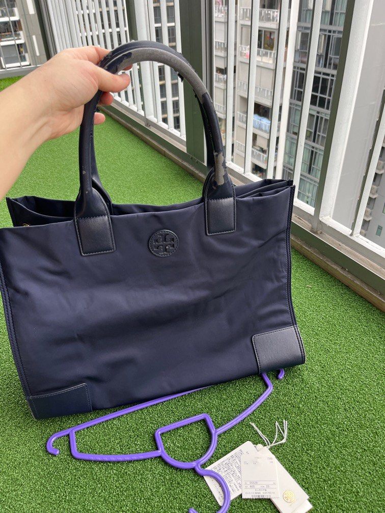 Tory Burch Fleming Small Tote Bag in Blue