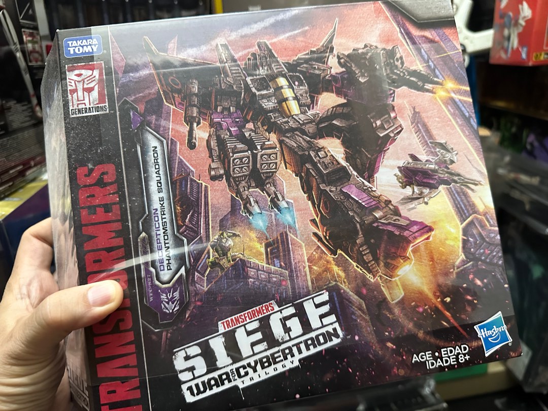 Transformers WFC SIEGE SG EX Phantom Strike Skywarp Squadron Takara Tomy Action Toy Figure Super Rare