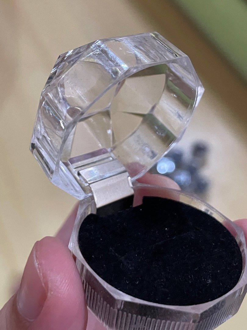 Transparent Acrylic Jewelry or Ring Case (Category: Other Accessories) located in Quezon City. Submitted by spottedstuff (Listing ID 1207623666, Image 2). Description: Willing to give lower if you are taking all 12.