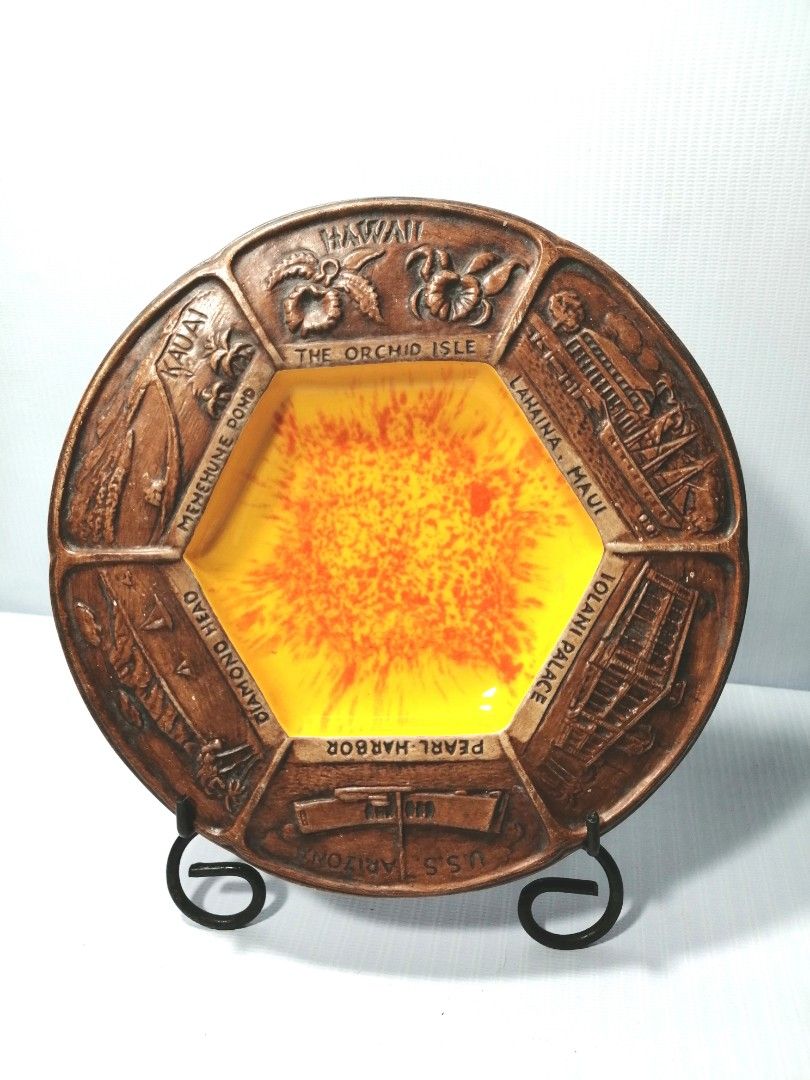 TREASURE CRAFT OF HAWAII KAHULUI, MAUI Ashtray Trinket Candy Dish