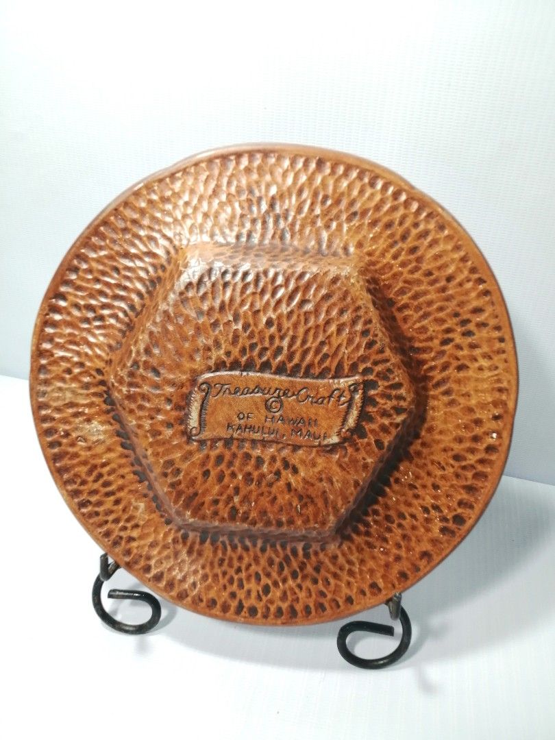 TREASURE CRAFT OF HAWAII KAHULUI, MAUI Ashtray Trinket Candy Dish