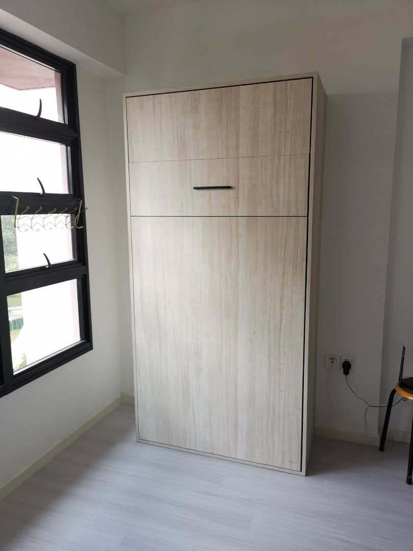 Used murphy bed, Furniture & Home Living, Furniture, Bed Frames