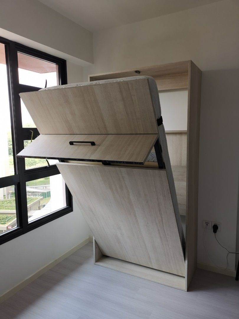 Used murphy bed, Furniture & Home Living, Furniture, Bed Frames