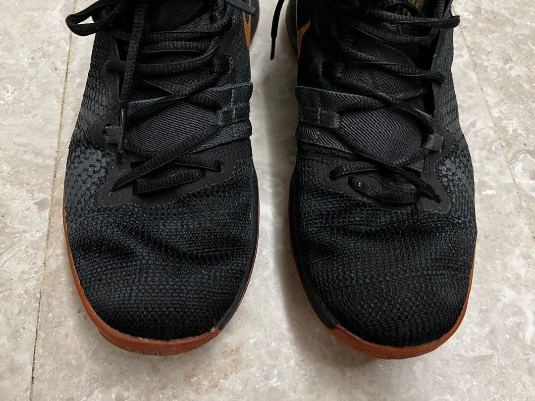 Nike Kyrie Flytrap (Category: Sneakers) located in Singapore. Submitted by sksobl (Listing ID 1207582992, Image 2). Description: used kyrie flytraps, 7.5/10 condition right now (see from above, upper and everything intact, only the outsole is worn out on highway areas from use) no box sadly :( got it from JPO so its legit reason for selling: not my size anymore :( willing to lower price if fast deal preferably meet ups on NS, EW or DT lines since