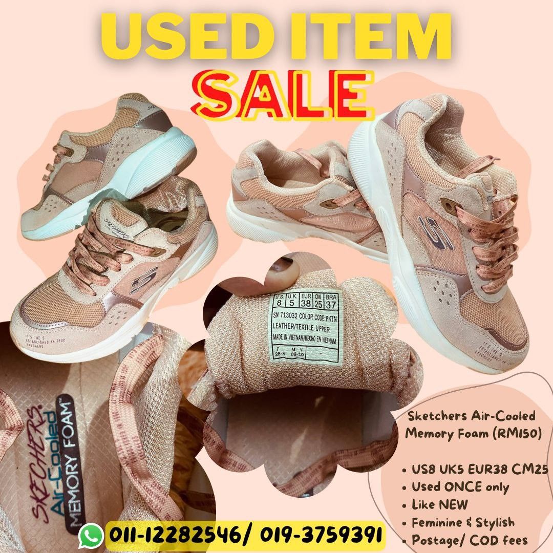 Skechers Air Cooled Memory Foam, Women's Fashion, Footwear, Sneakers on  Carousell